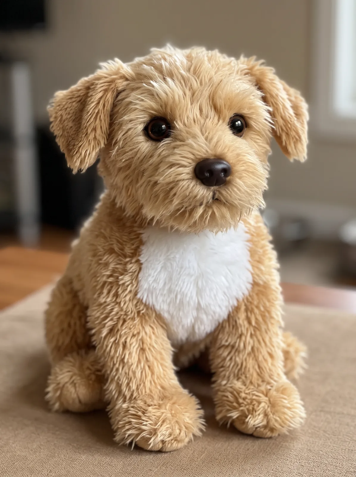 plush portrait of the same AI-generated sample pet