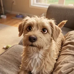 3D Animated portrait of an AI-generated sample pet